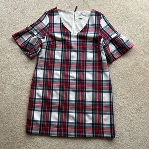 Vineyard Vines Holiday Christmas Plaid Dress Women’s Size 12